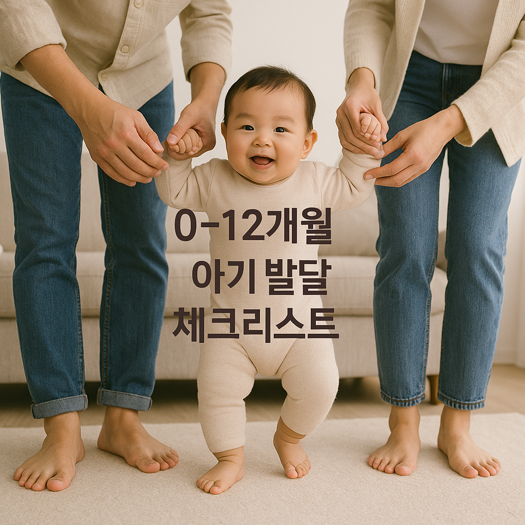 0~12개월 아기 발달 체크리스트 👶 부모가 꼭 알아야 할 포인트