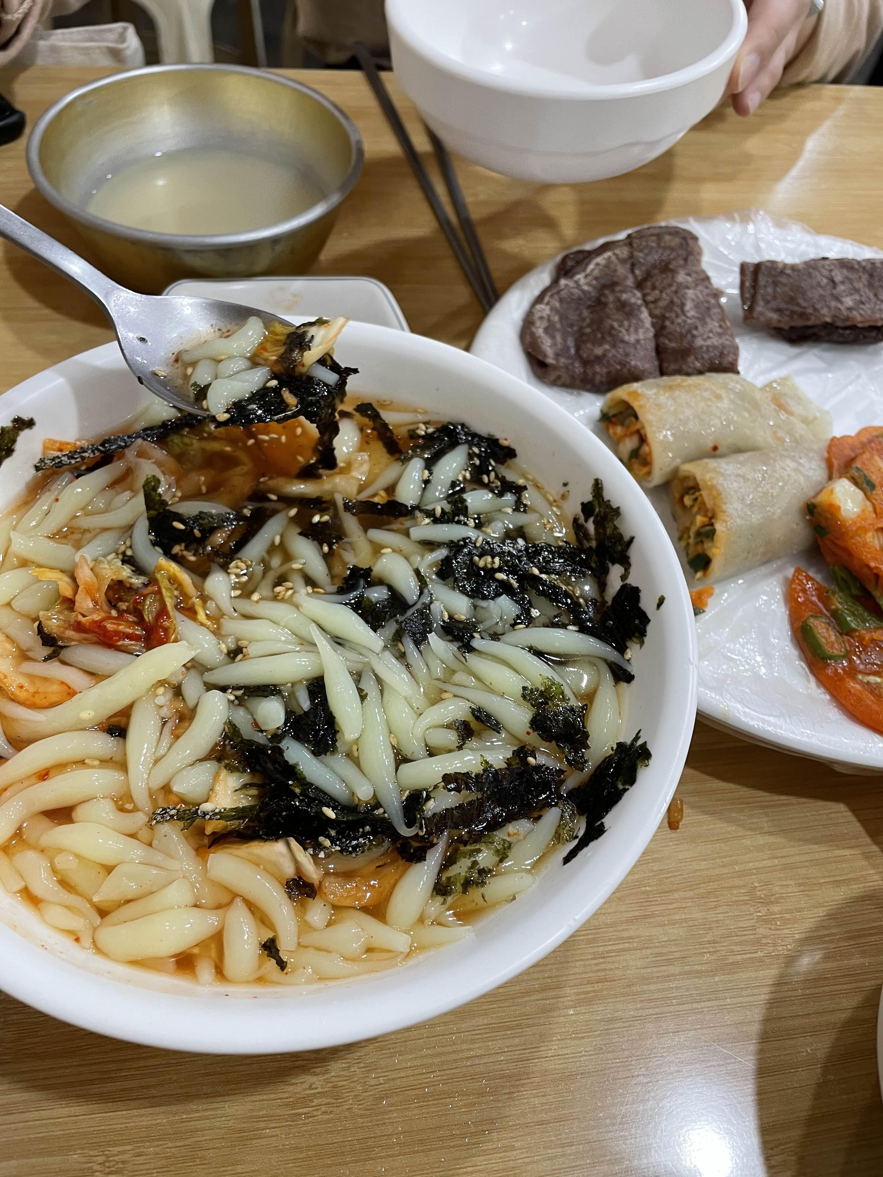 올챙이국수 사진