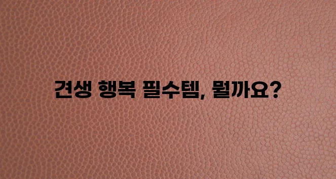강아지 배변유도 훈련, 행복한 공존을 위해 꼭 필요하죠!