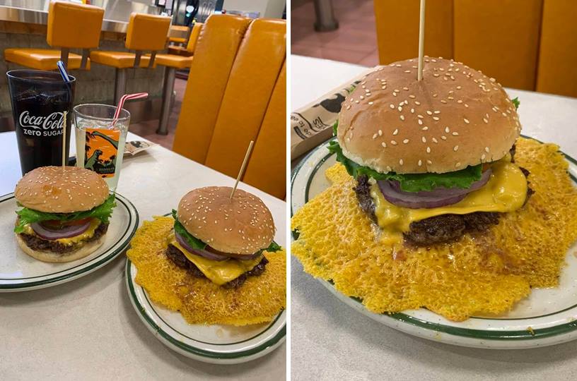 치즈 스커트 버거