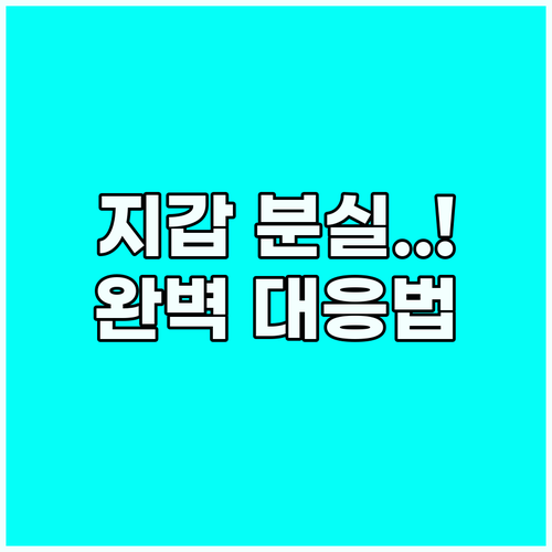 여행 중 지갑 분실 피해를 최소화하는..