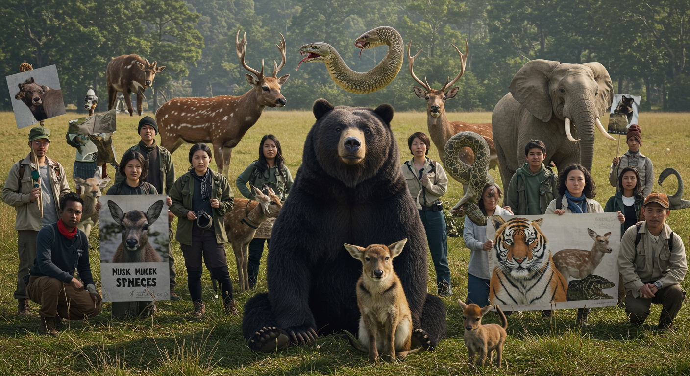 중국 의학서 '본초강목' 속 동물 약재