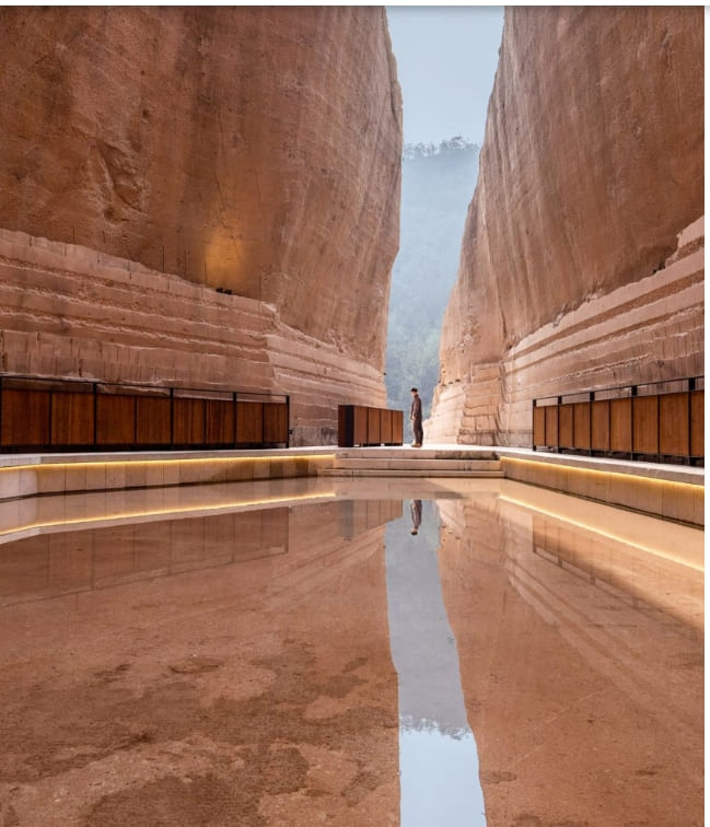 중국 채석장을 문화공간으로 탈바꿈시킨 설계와 건축 DnA_Design and Architecture transforms Chinese quarries into cultural spaces