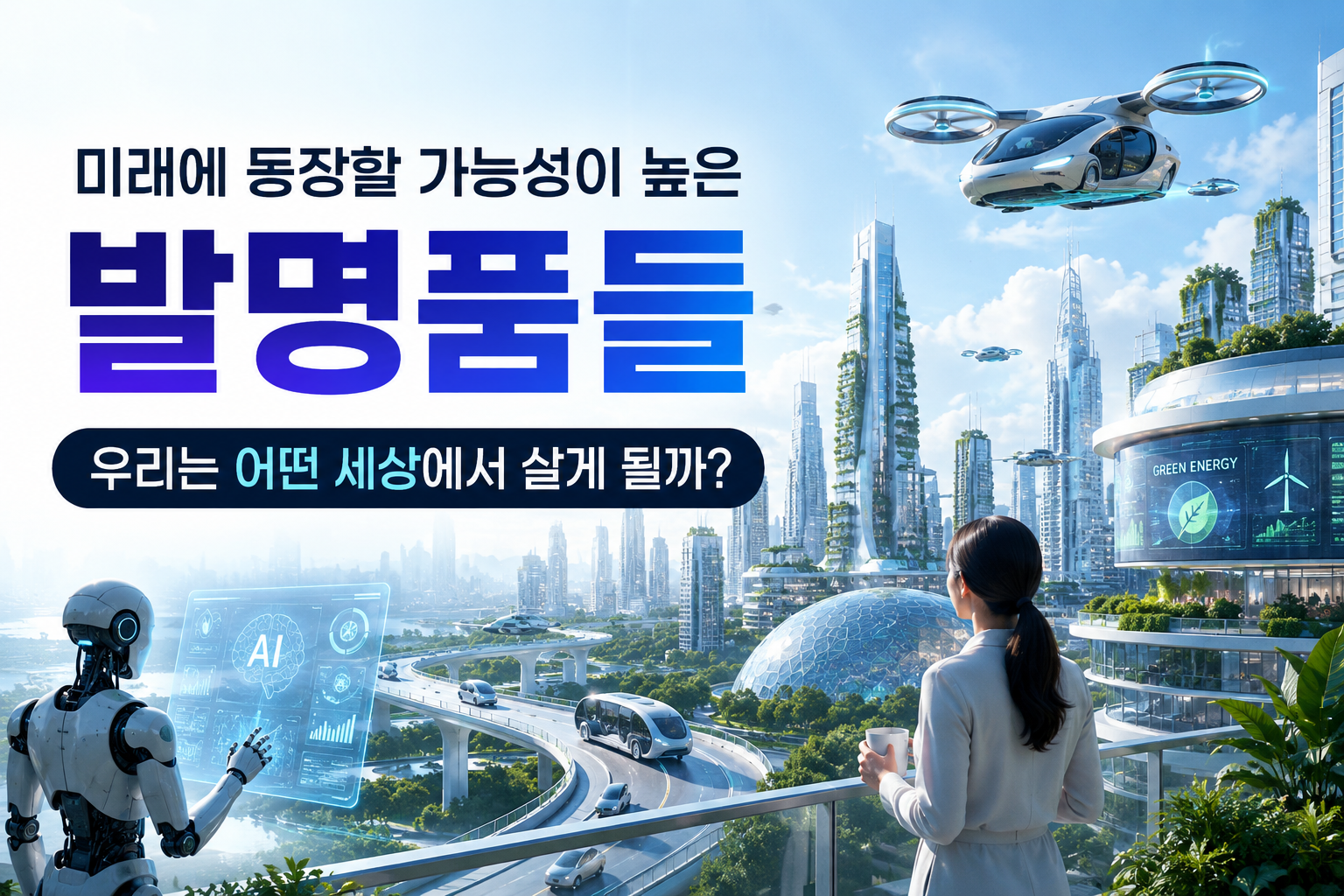 미래에 등장할 가능성이 높은 발명품들, 우리는 어떤 세상에서 살게 될까?