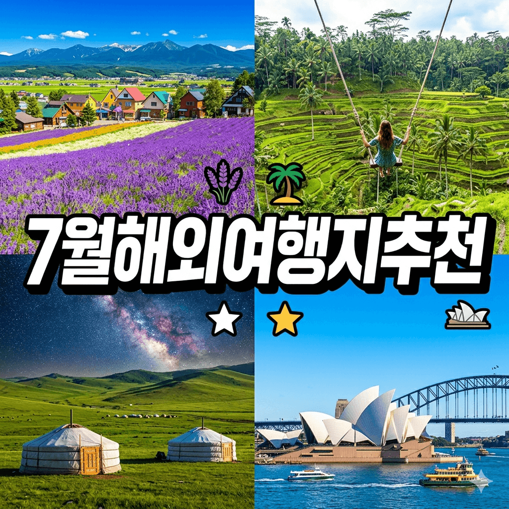 7월 해외여행지 추천