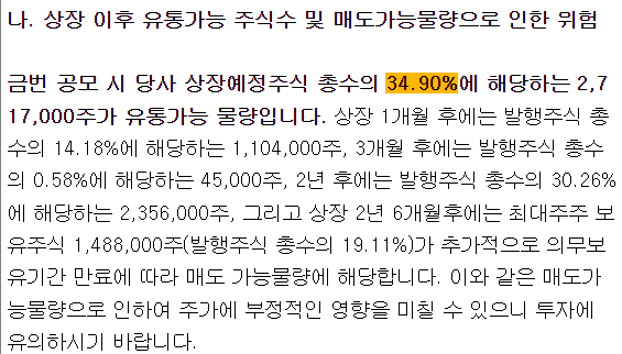 엠83 상장일 유통물량
