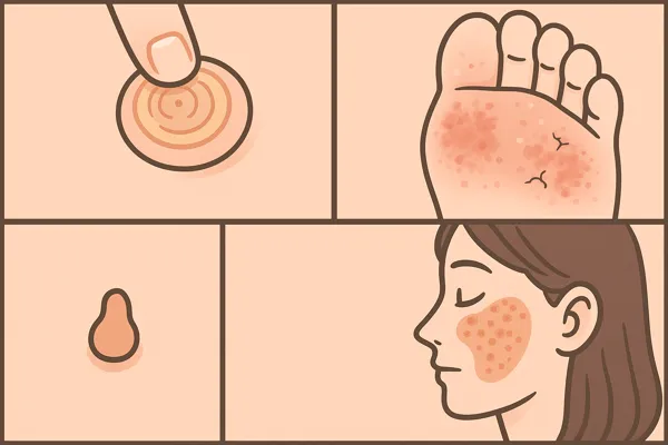 티눈·사마귀·무좀·쥐젖·기미 5대 피부질환29