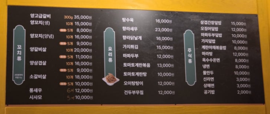 의왕역 양꼬치 맛집 "양쌤" 후기 - 동료들과 두 번 방문