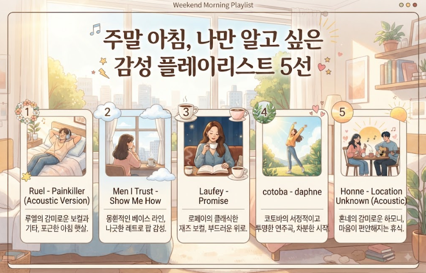 아침 감성 팝송