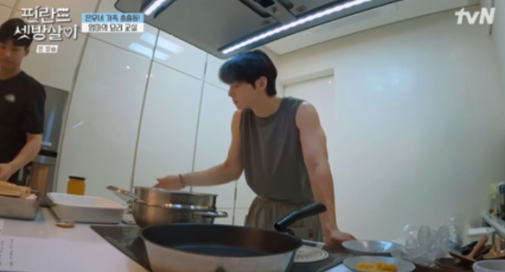 차은우 친동생 핀란드 셋방살이 방송 장면