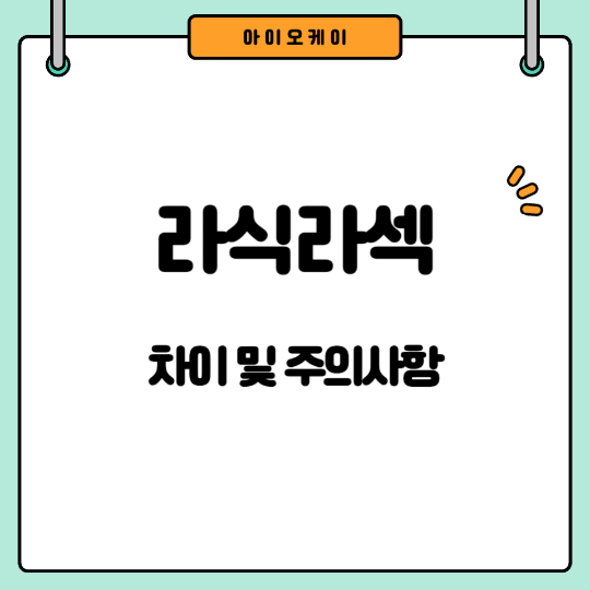 라식라섹차이