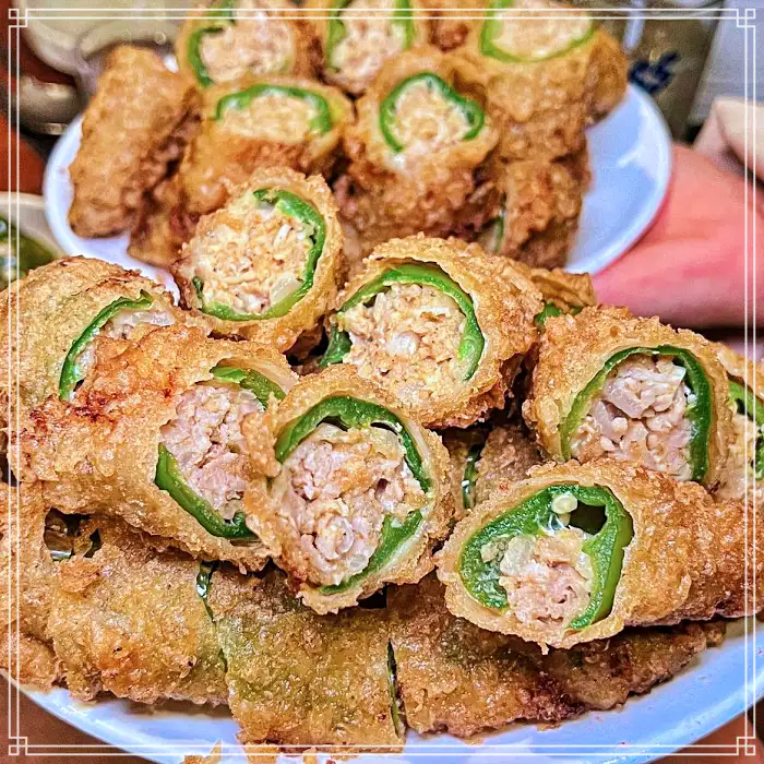 인천 계양산전통시장 맛집 녹두 빈대떡, 김치전, 부추전