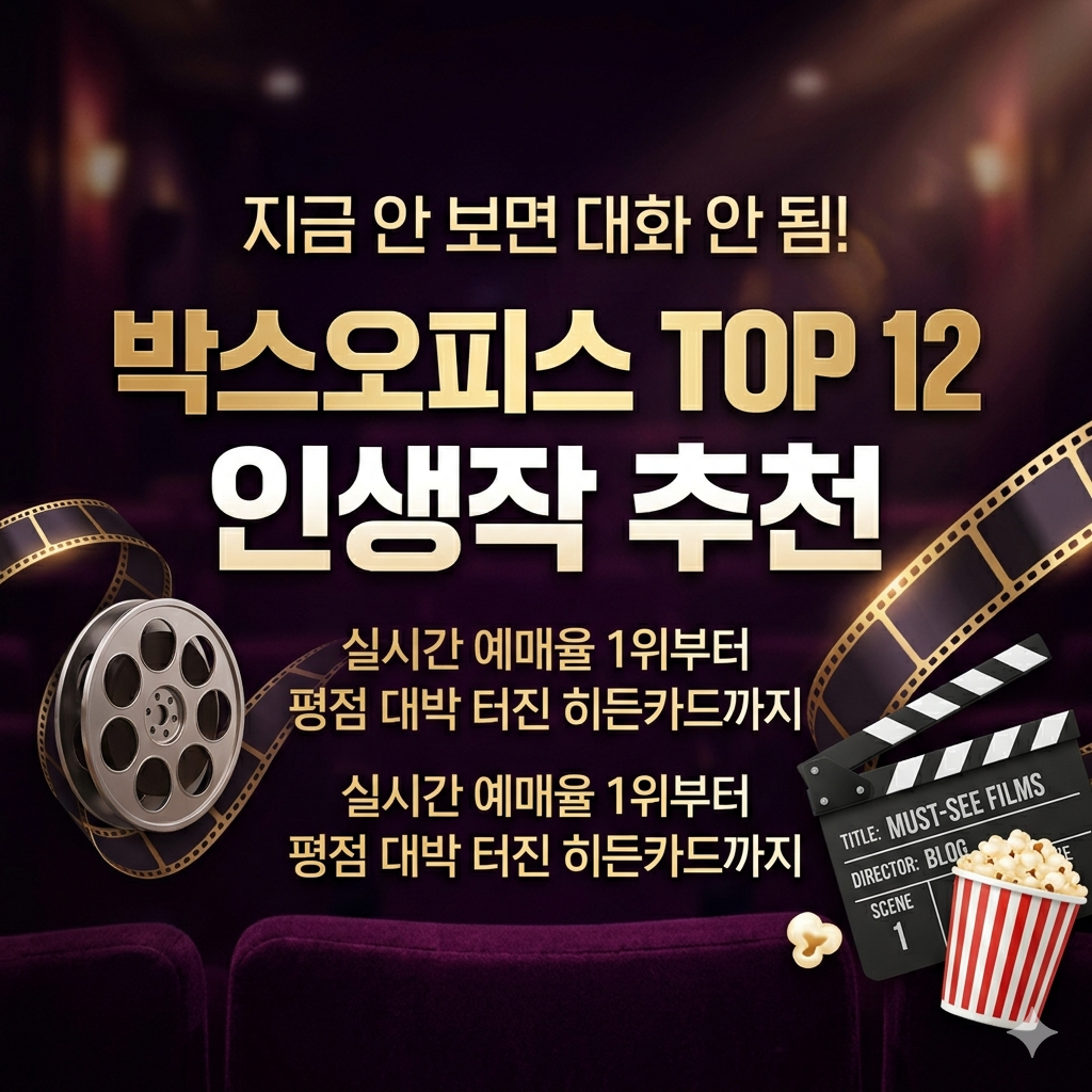주말에 볼만한 영화 박스오피스 TOP 12 예매하러 가기