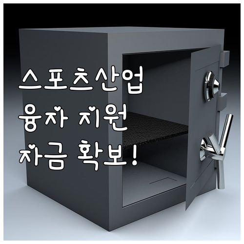 2025 스포츠산업 융자 지원: 자금..