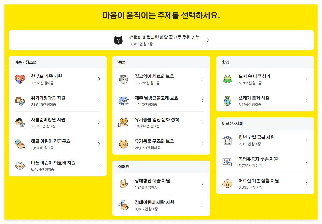 카카오같이가치 매달기부 방법