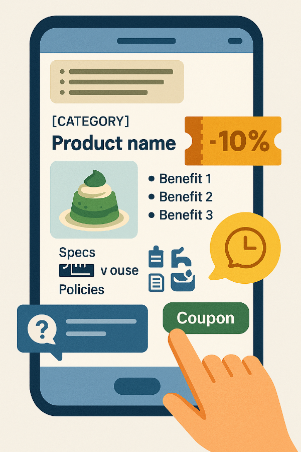 정책 선명 + 페이지 설계 + 운영 루틴 사진