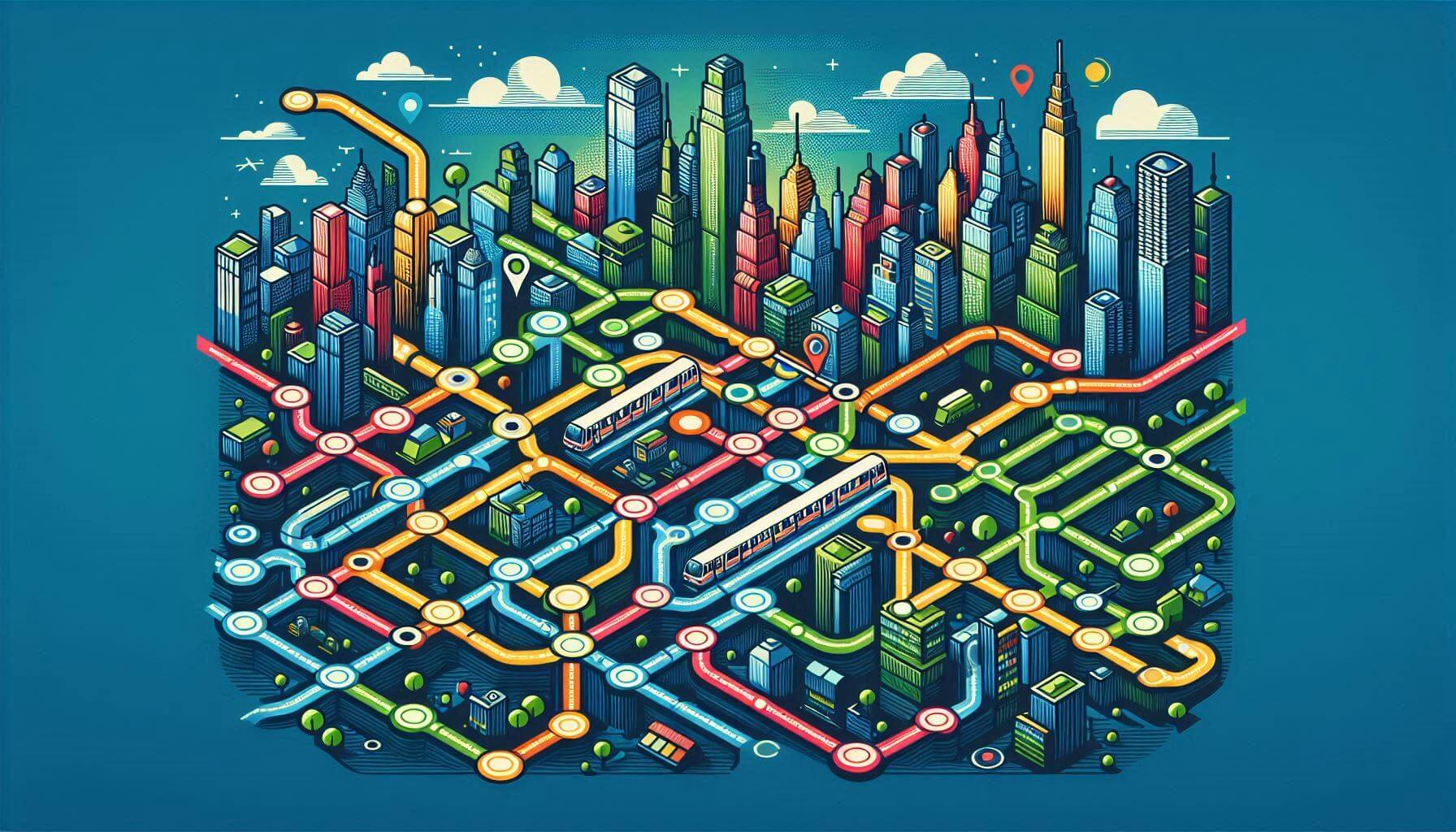 서울 지하철 1~9호선 노선도 크게보기