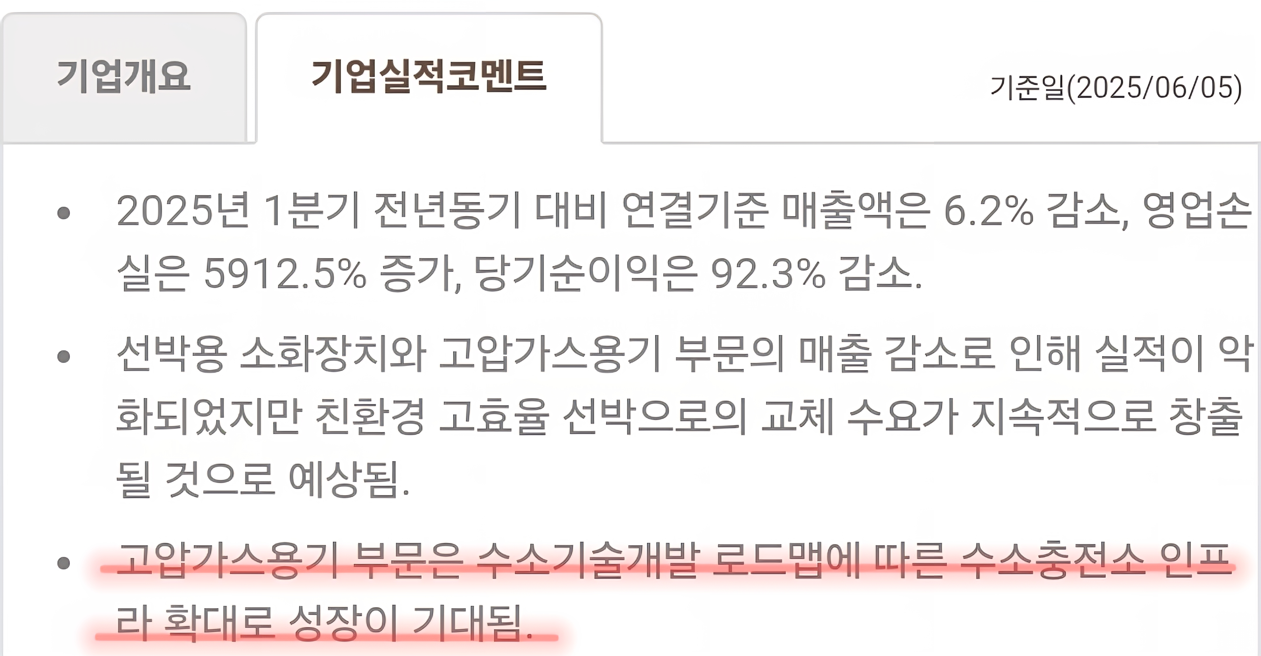 엔케이 기업실적코멘트 캡처 사진 출처 : 삼성증권 Photo Credit : Samsung Securities