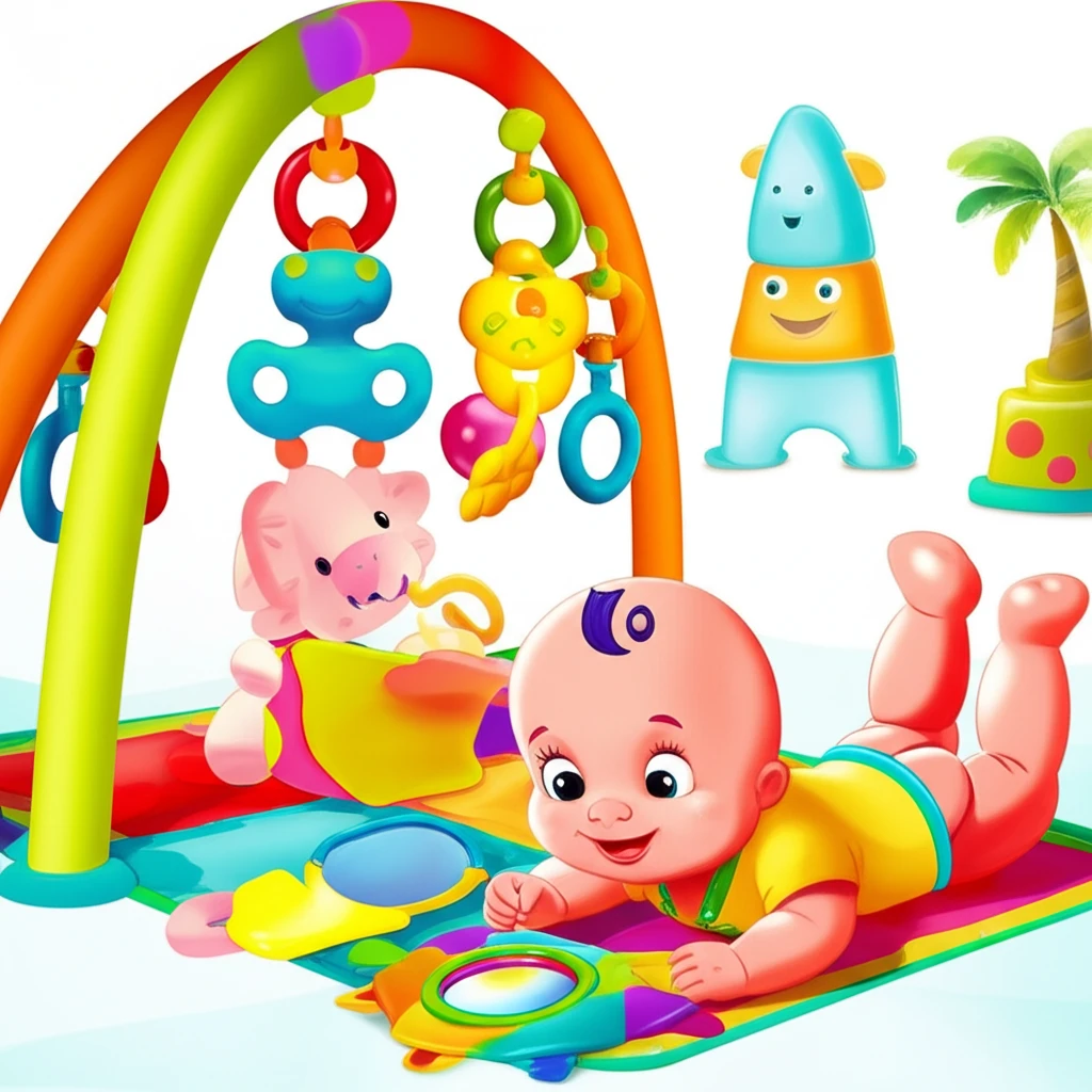 신생아 월령별 장난감 0개월부터 4개..