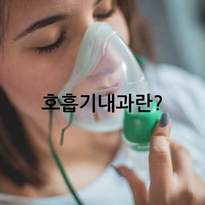 호흡기내과 진료과목