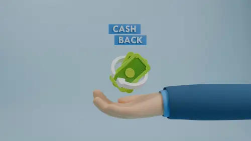손 위로 cash back 이라는 단어가 있는 그림