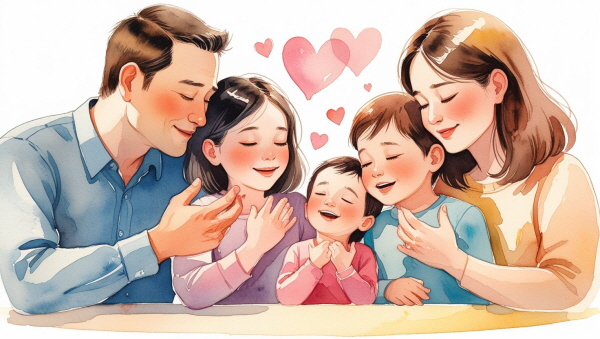 말이 많지 않아도, 감정을 표현하는 데 서툴러도 괜찮습니다. INTP 부모가 아이에게 건네는 짧지만 진심 어린 말 한마디는
그 자체로 큰 안정과 연결이 됩니다에 관한 그림