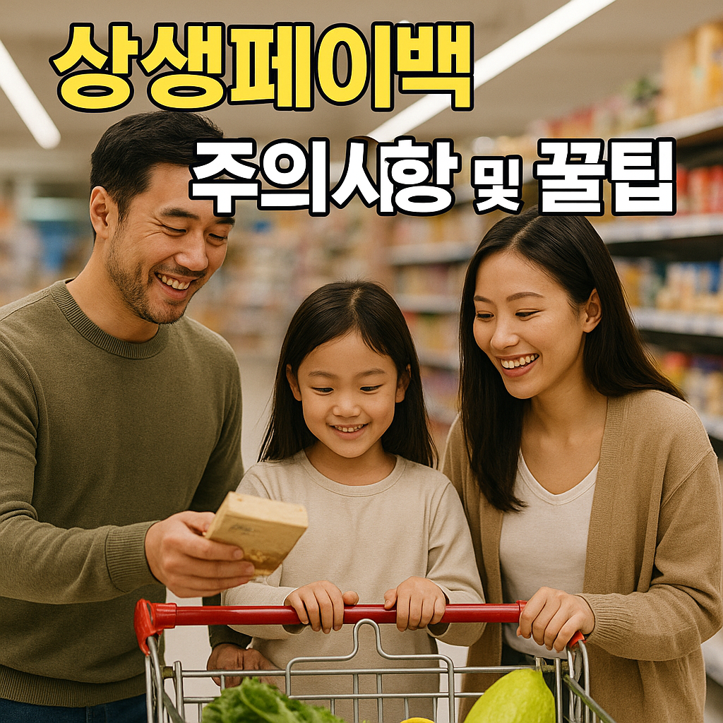 상생페이백 주의사항 및 꿀팁