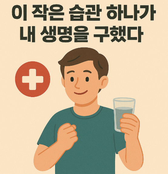 작은 습관 하나가 생명을 구한 사진