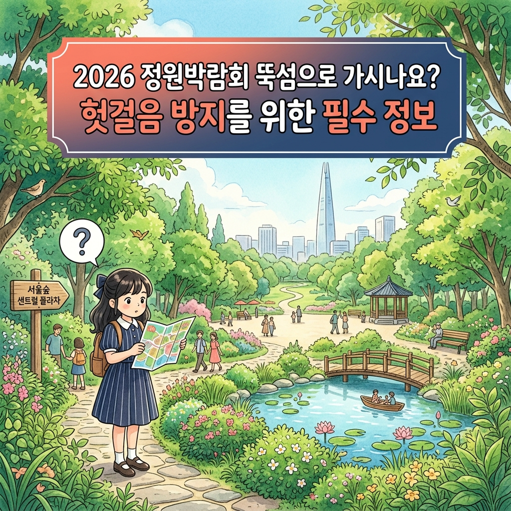 2026 서울국제정원박람회 장소 서울숲 안내