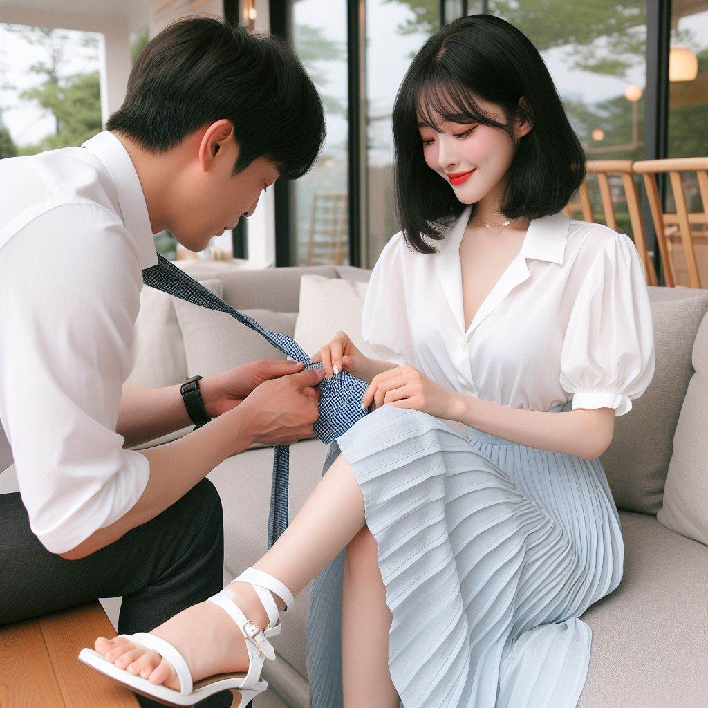 넥타이를 매다 메다
