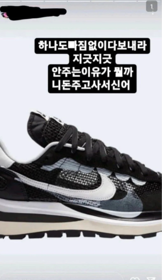 나이키 한정판 신발 코디네이터 논란 의혹