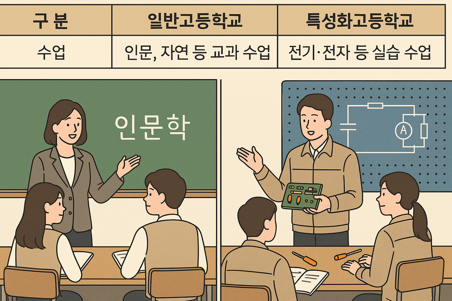 일반고/특성화고 학생들