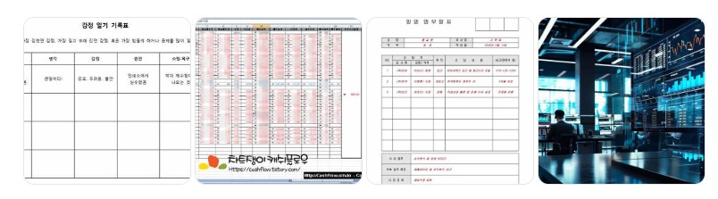 주식 투자자용 감정 기록표와 매매일지 양식, 자기 관리에 도움이 되는 실전 양식 모음