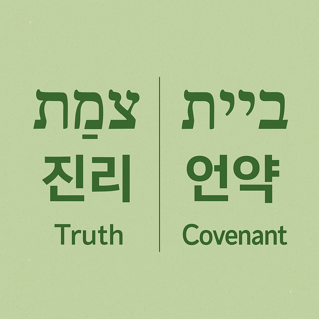 에메트(אֱמֶת)와 브리트(בְּרִית) – 진리와 언약