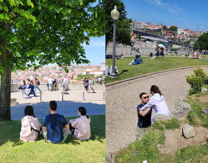 모루공원에서 사랑스러운 아빠와 딸