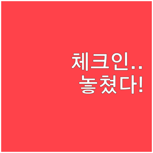 파라타항공 온라인 체크인 놓쳤을 때 ..