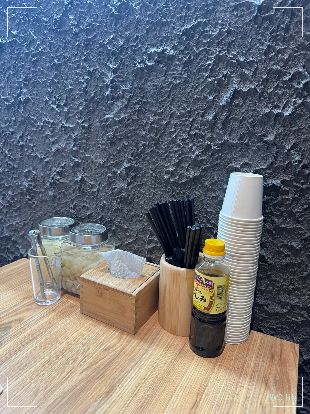 부산-광안리-수영역근처-스시두-초밥-우동-미역죽-초밥맛집-마늘-생강-간장-젓가락-종이컵