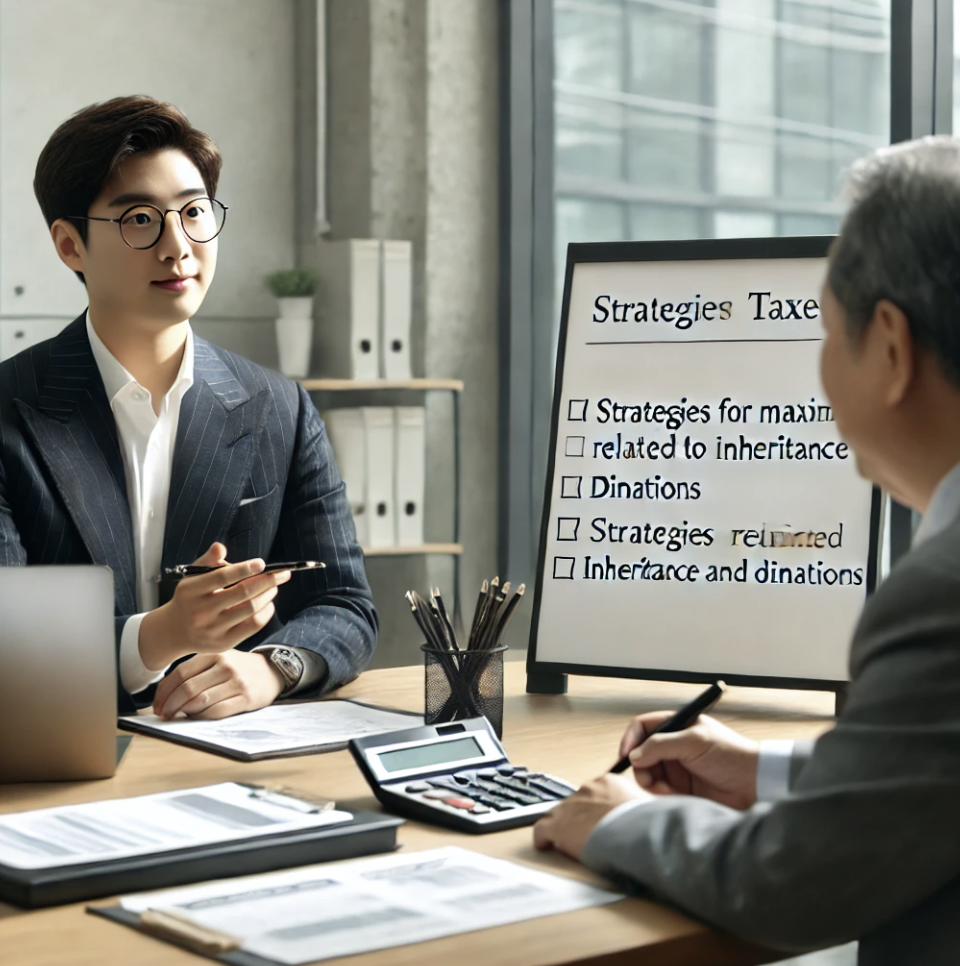 증여세 절감을 위한 재산 컨설팅 모습