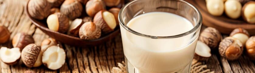 마카다미아 우유