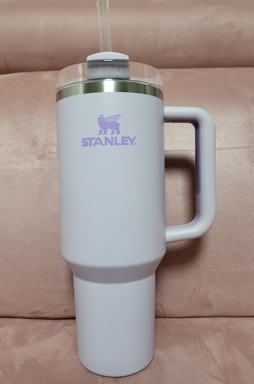 스탠리 퀜처 H2.0 플로우스테이트 텀블러 1.18L 오키드 컬러