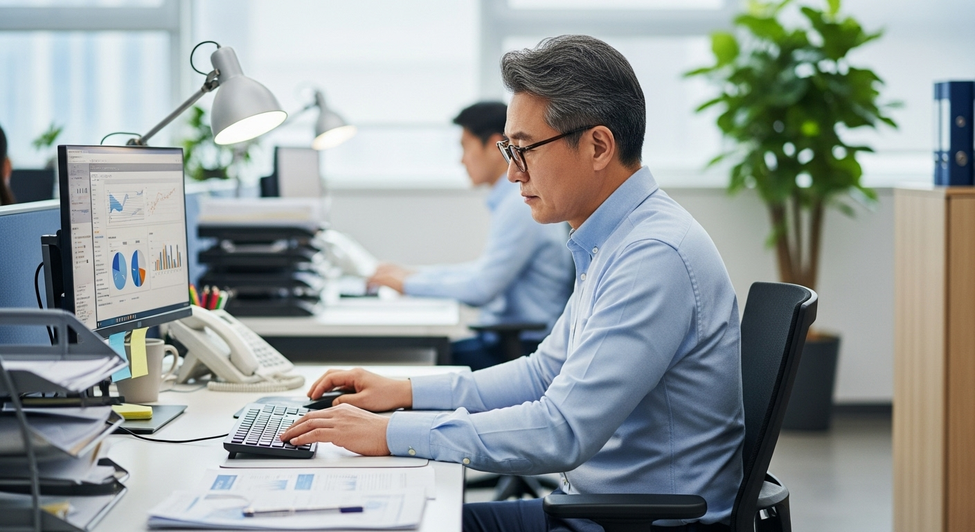 재취업에 성공한 신중년