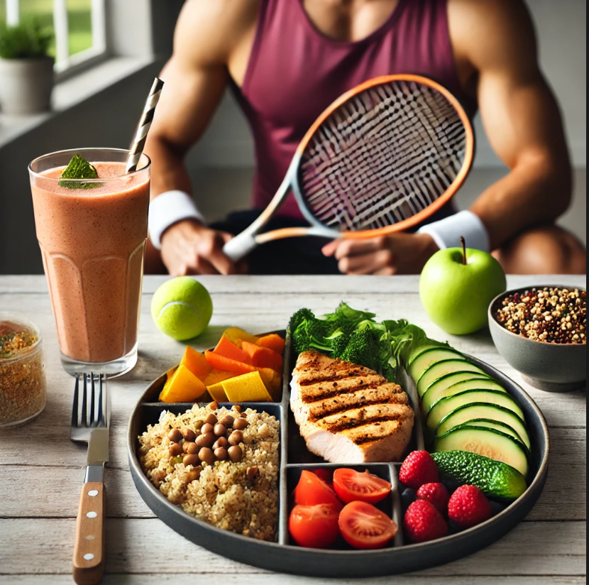 테니스 필수 식단에 관한 사진