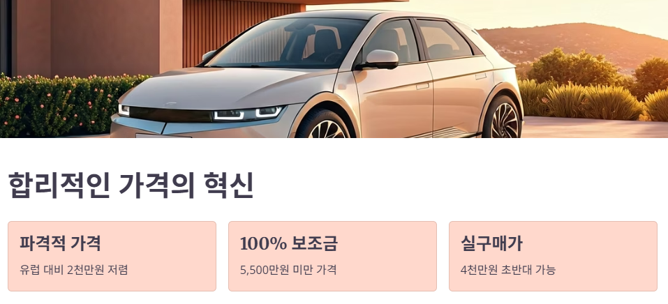 트림별 공식 가격 및 보조금 혜택