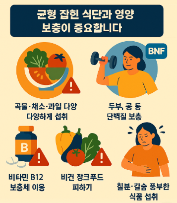 건강한 채식을 위한 실천 팁