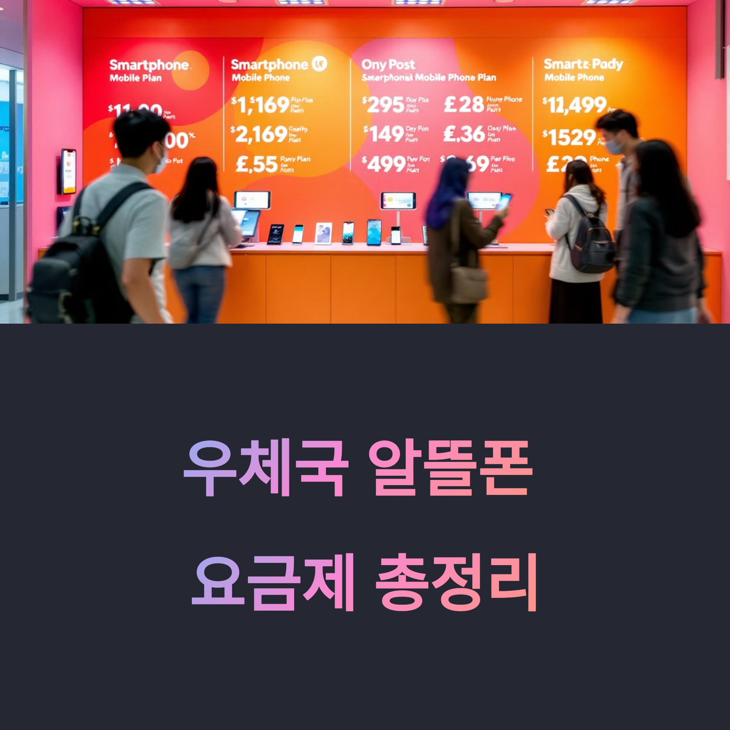 우체국 알뜰폰 요금제 총정리
