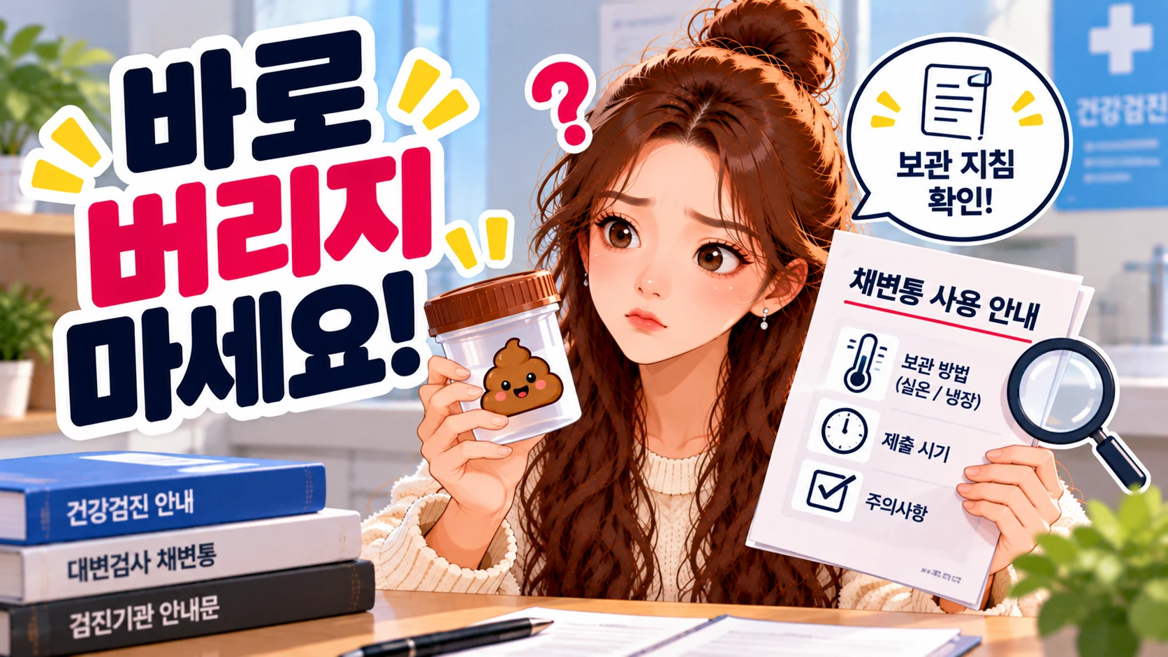 대변검사-채변통보관지침확인