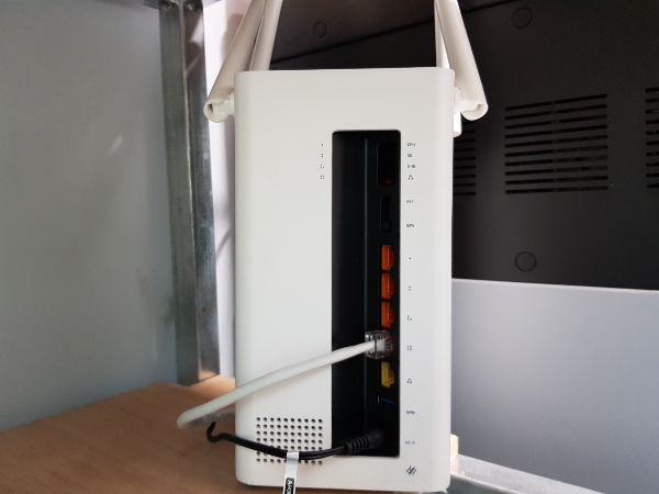 무선공유기연결-허브