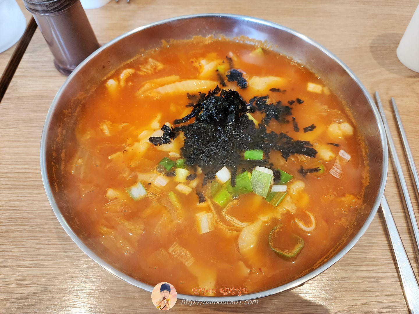 김치 수제비