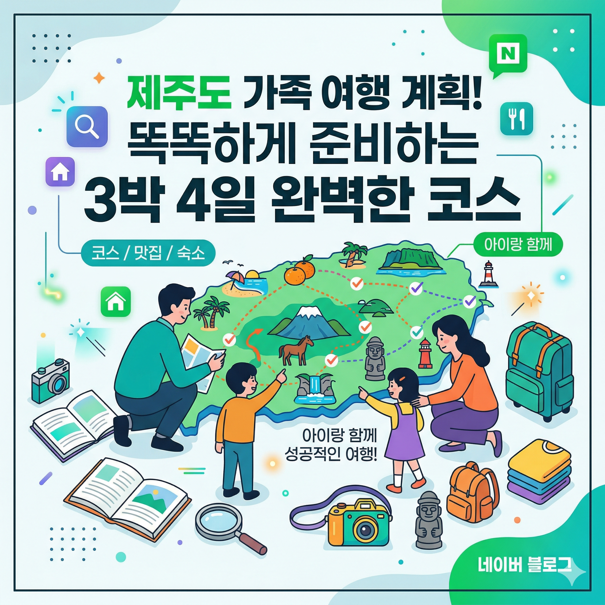 아이들과 함께하는 제주도 3박4일 완벽 계획 세우기