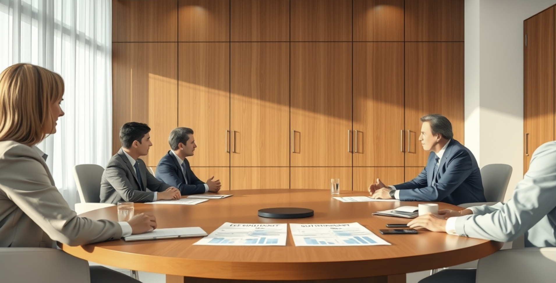 법인 대표 주주총회 모습